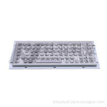 86 Key Industrial Stainless Steel Keyboard For Medical , Wa